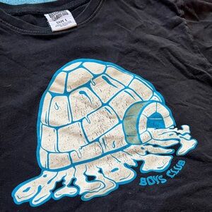 Billionaire Boys Club Black and Blue Igloo Tee L